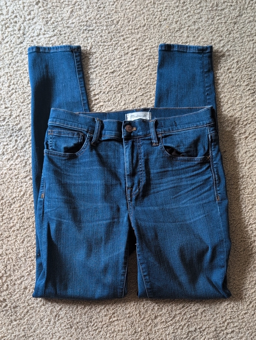 Madewell Indigo Skinny Jeans Roadtripper Size 28